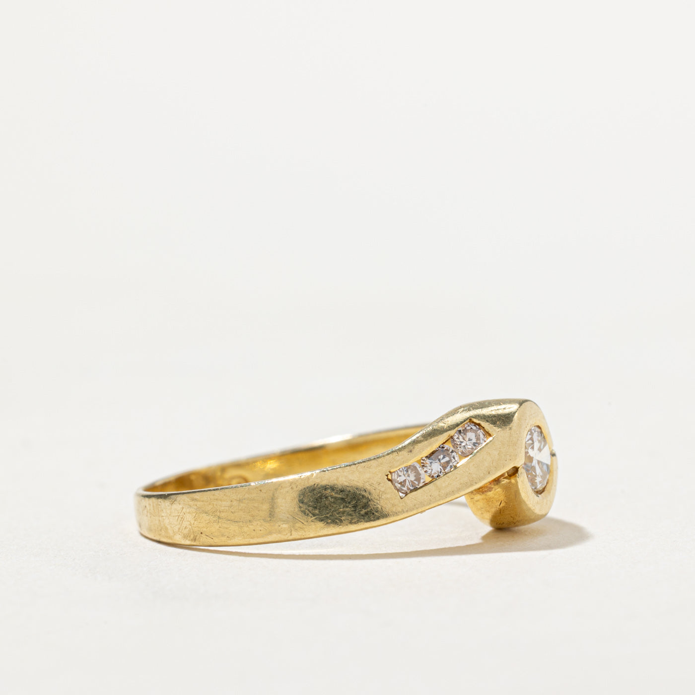 Diamond Bypass Engagement Ring | 0.33ctw | SZ 7