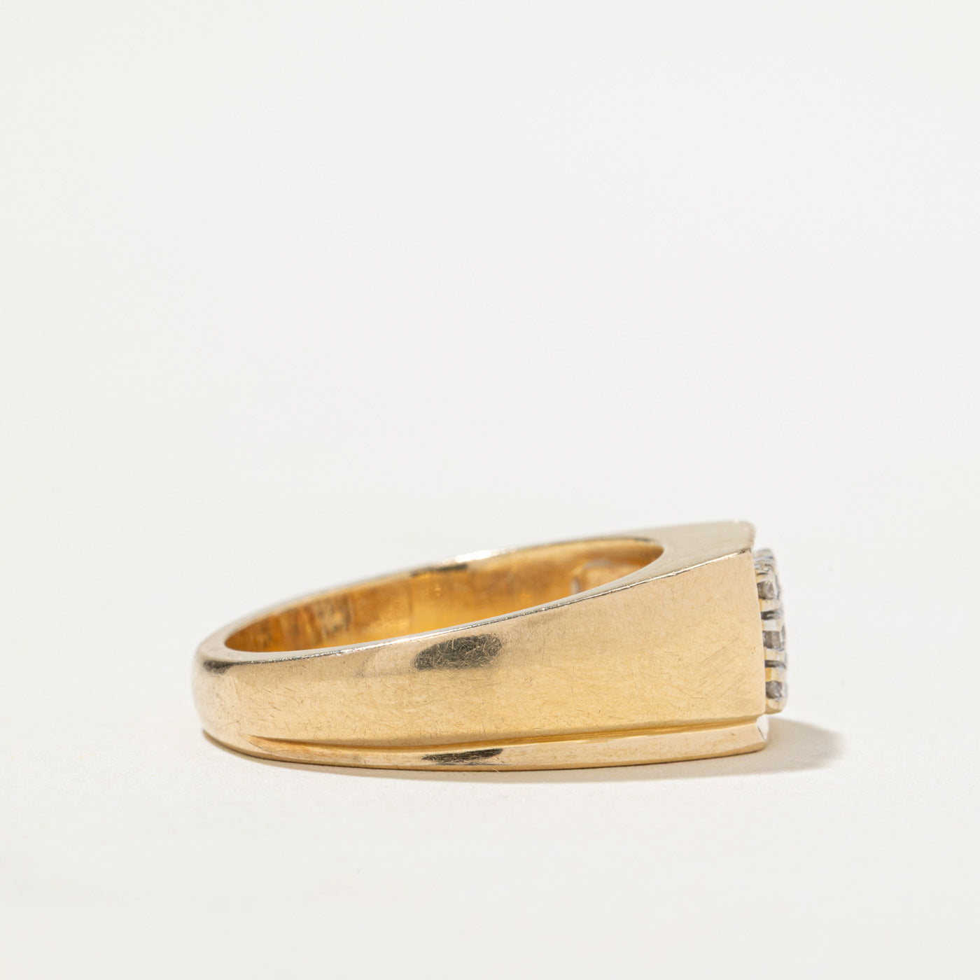 Diamond Grid Band | 0.22ctw | SZ 9.5
