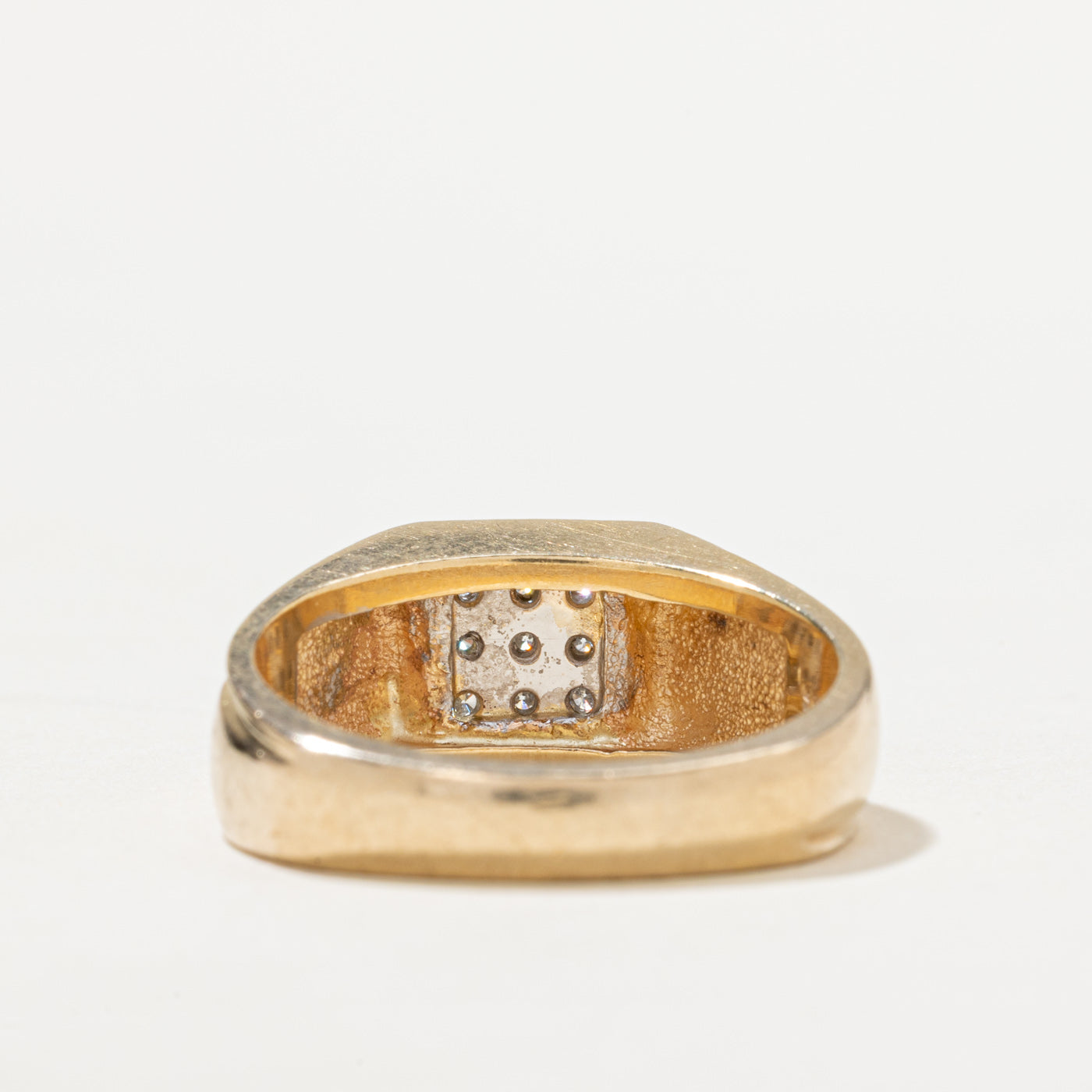 Diamond Grid Band | 0.22ctw | SZ 9.5
