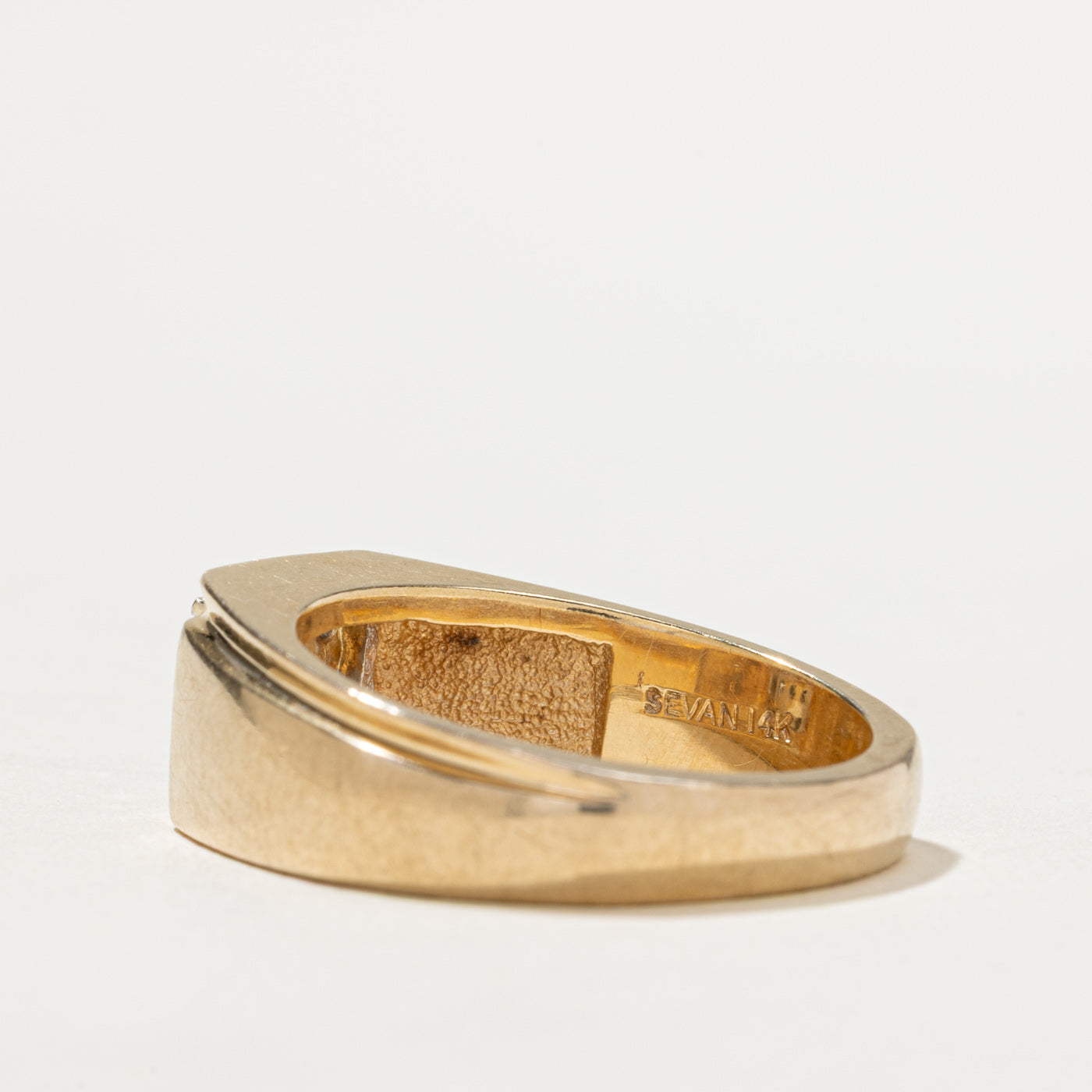 Diamond Grid Band | 0.22ctw | SZ 9.5
