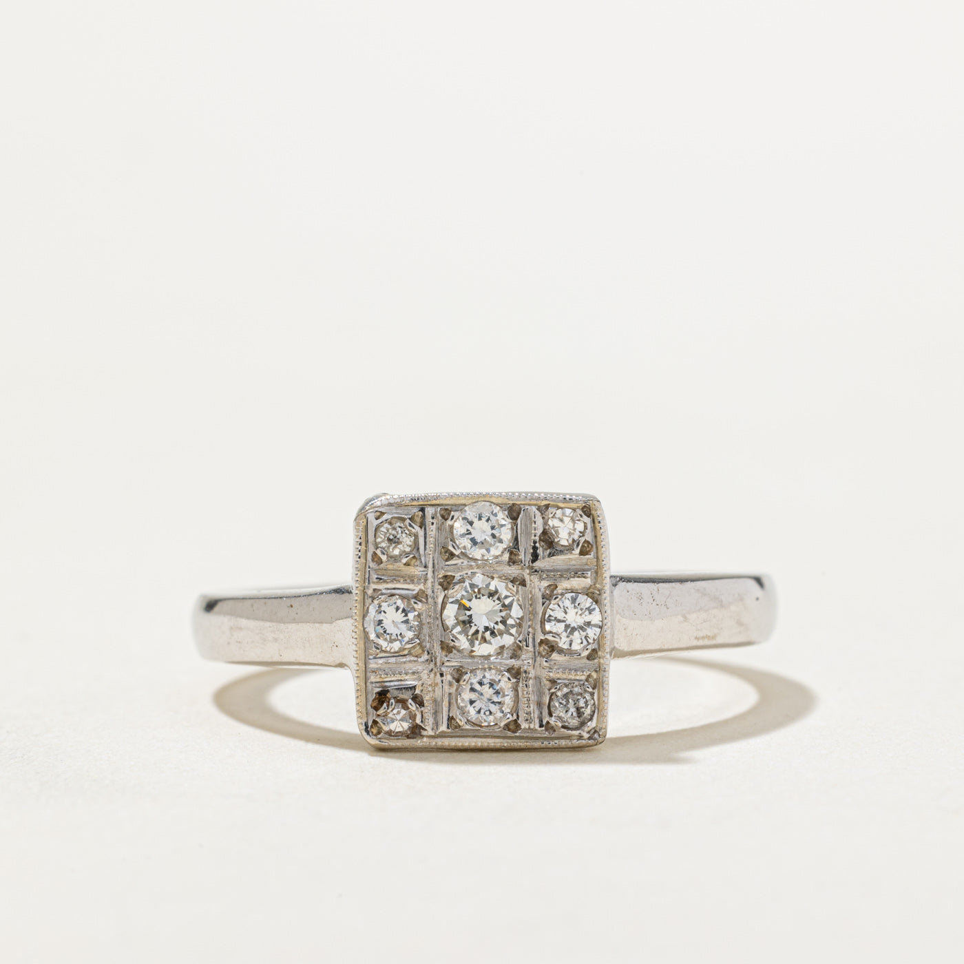 Grid Diamond Ring | 0.30ctw | SZ 9