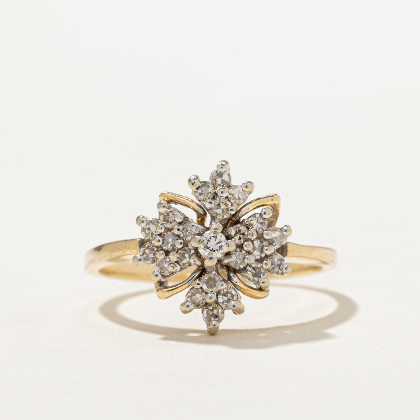 Diamond Cluster Ring | 0.36ctw | SZ 6.5
