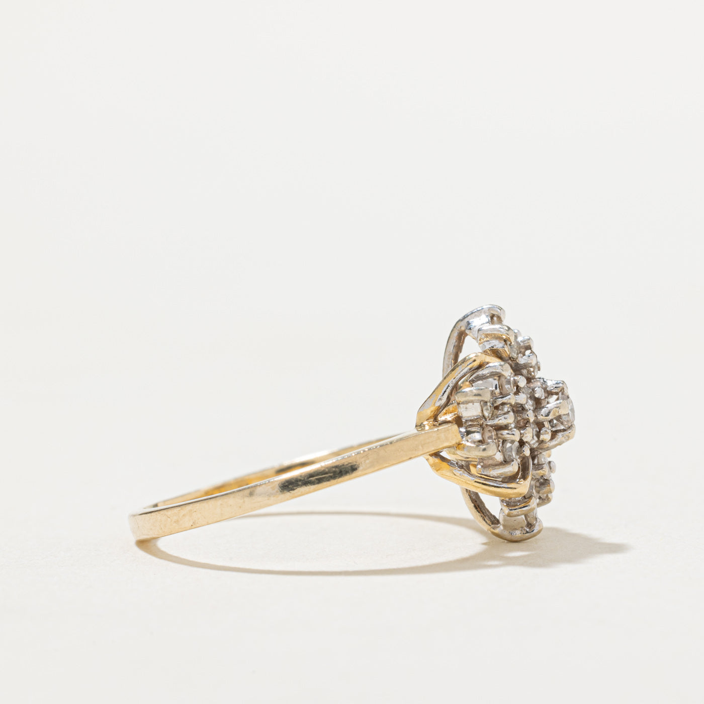 Diamond Cluster Ring | 0.36ctw | SZ 6.5