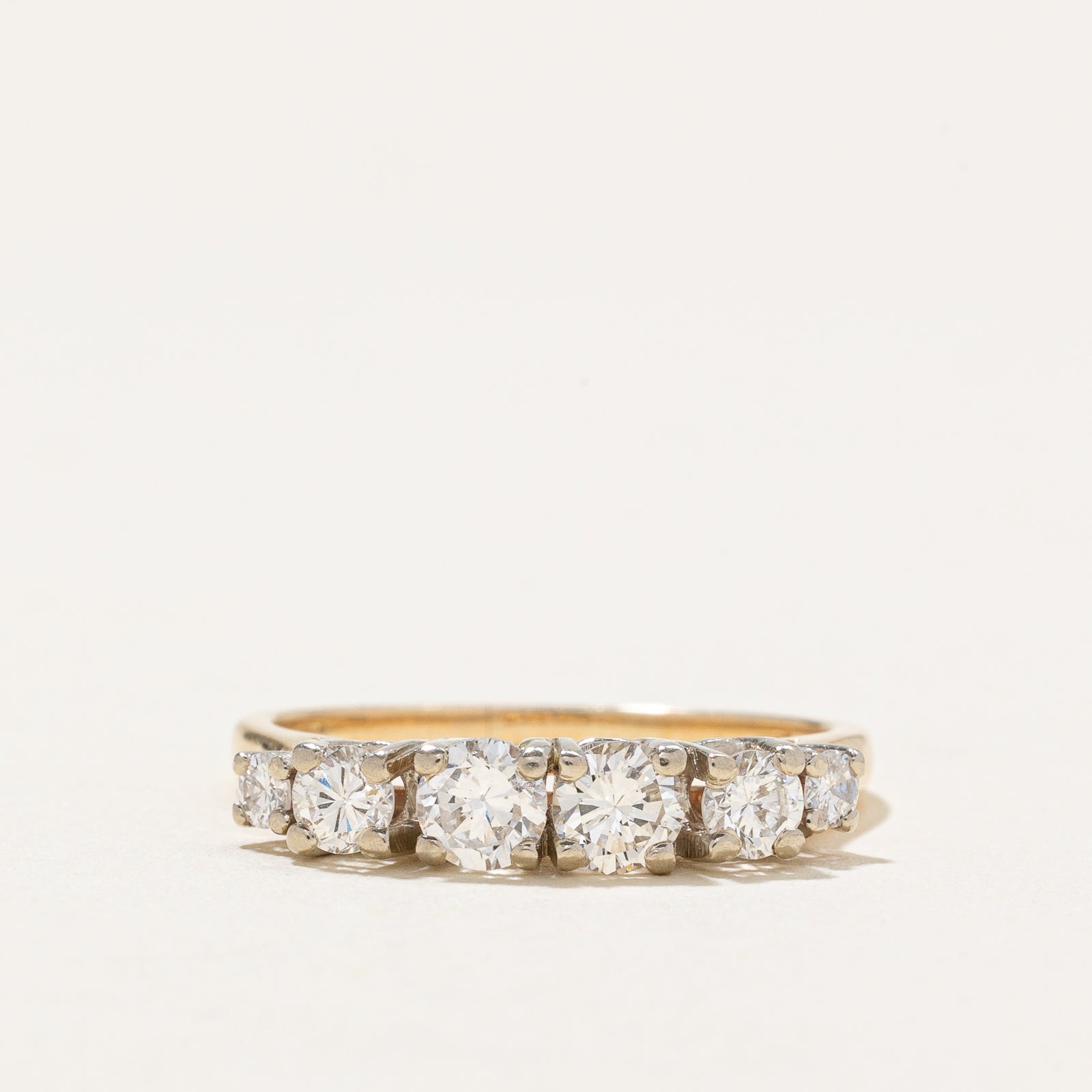 14K Six Stone Diamond Ring | 0.75ctw | SZ 6