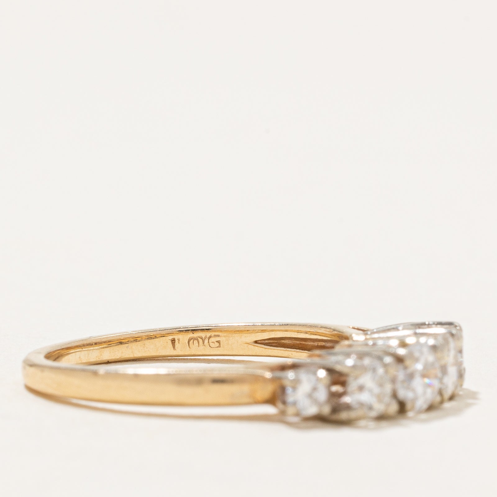 14K Six Stone Diamond Ring | 0.75ctw | SZ 6