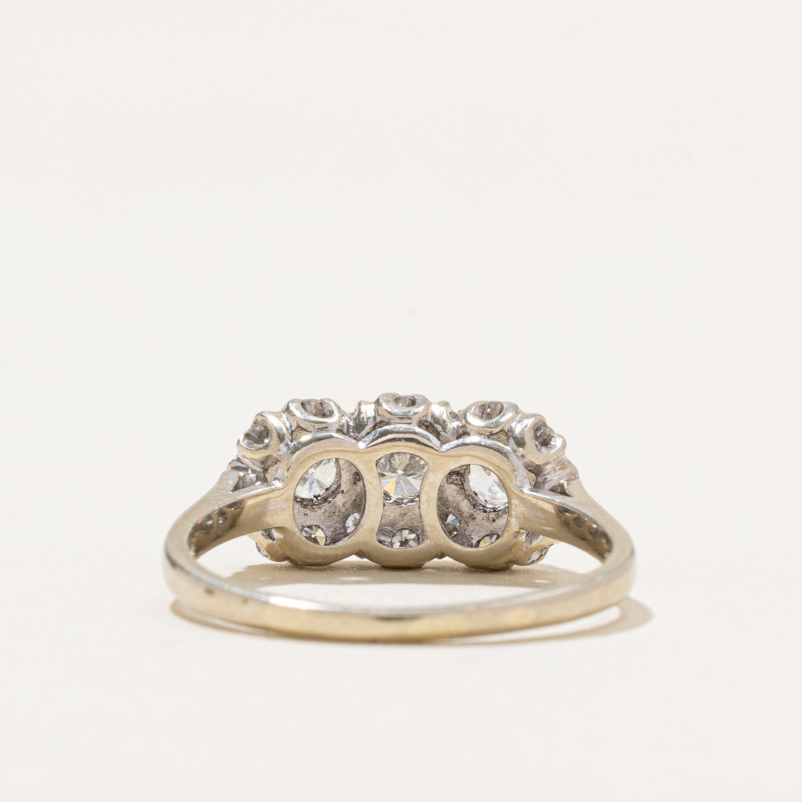 Triple Halo Diamond Ring | 0.63ctw | SZ 7.25