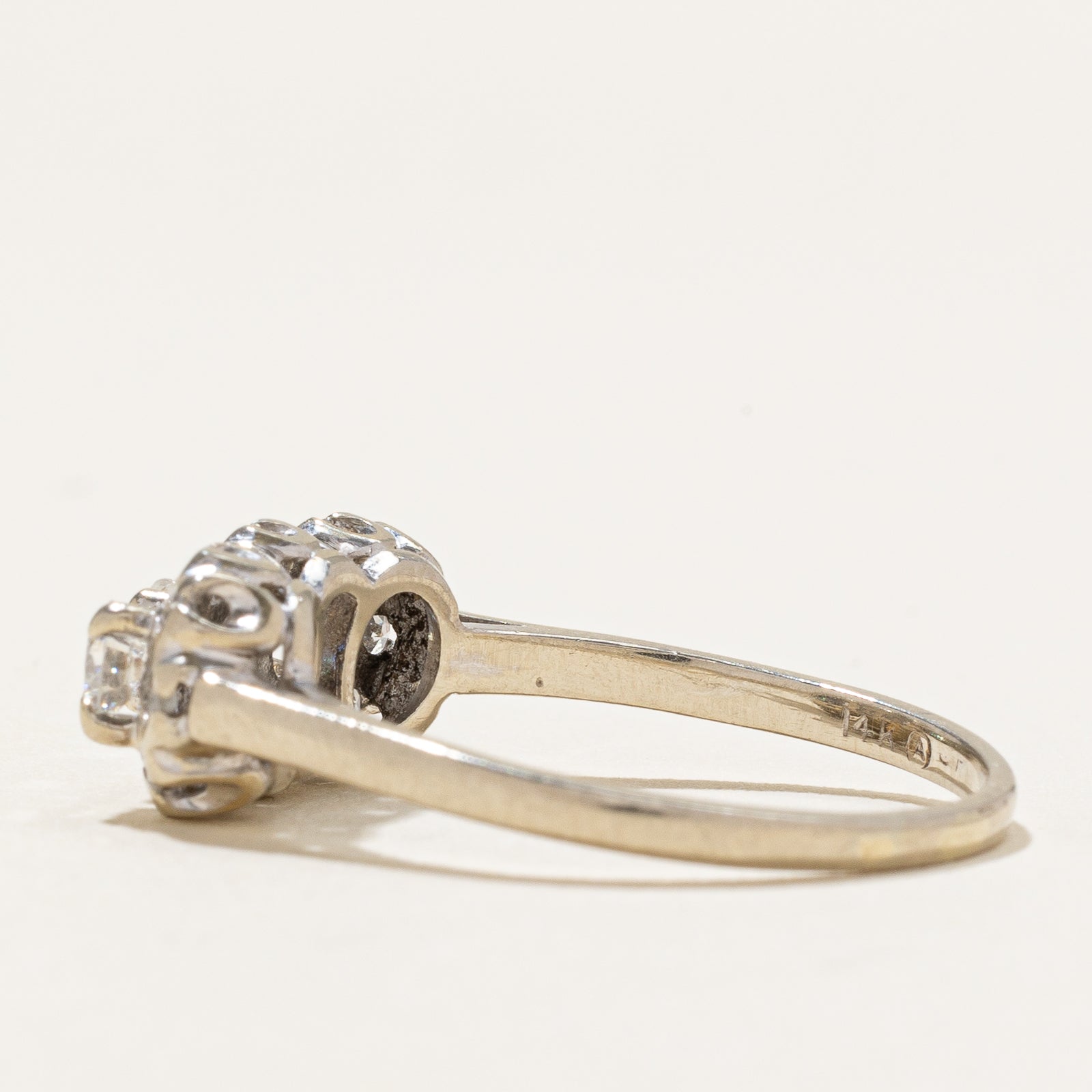 Triple Halo Diamond Ring | 0.63ctw | SZ 7.25