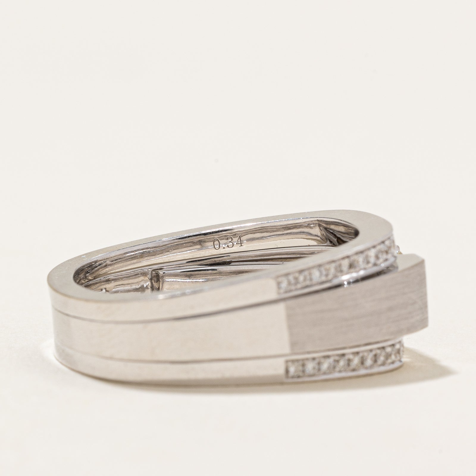 Tension Set Diamond Euro Shank Ring | 0.69ctw | SZ 8