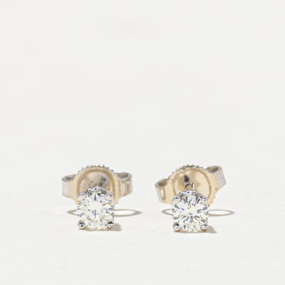 14K Diamond Stud Earrings | 0.30ctw