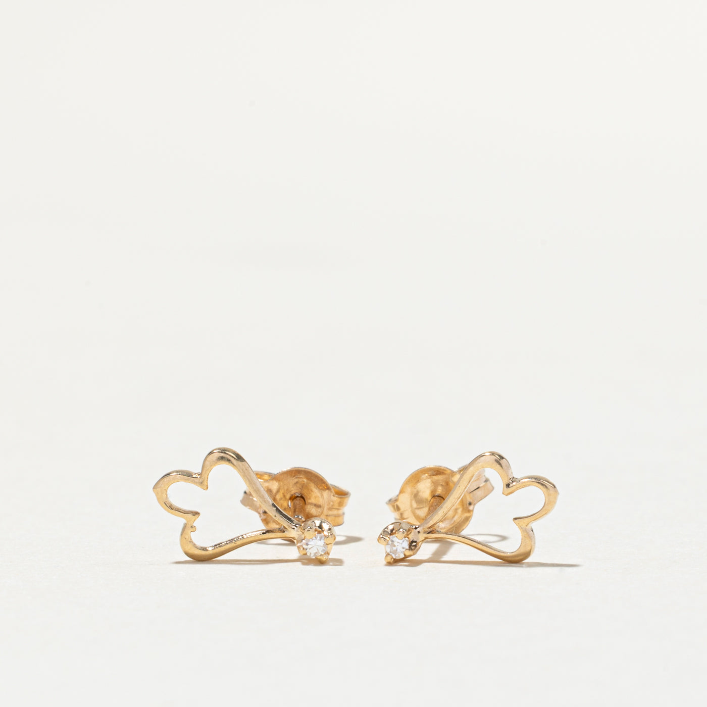 14K Diamond Stud Earrings | 0.02ct