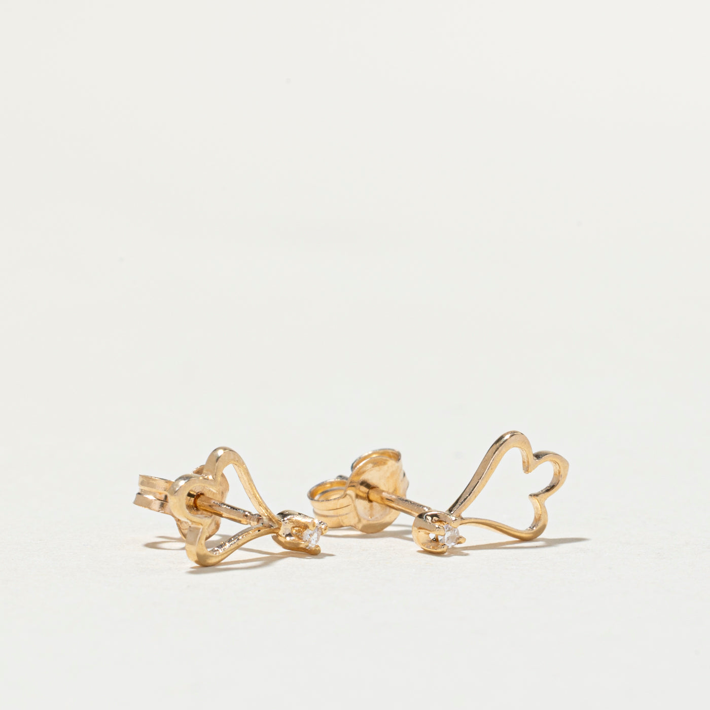 14K Diamond Stud Earrings | 0.02ct