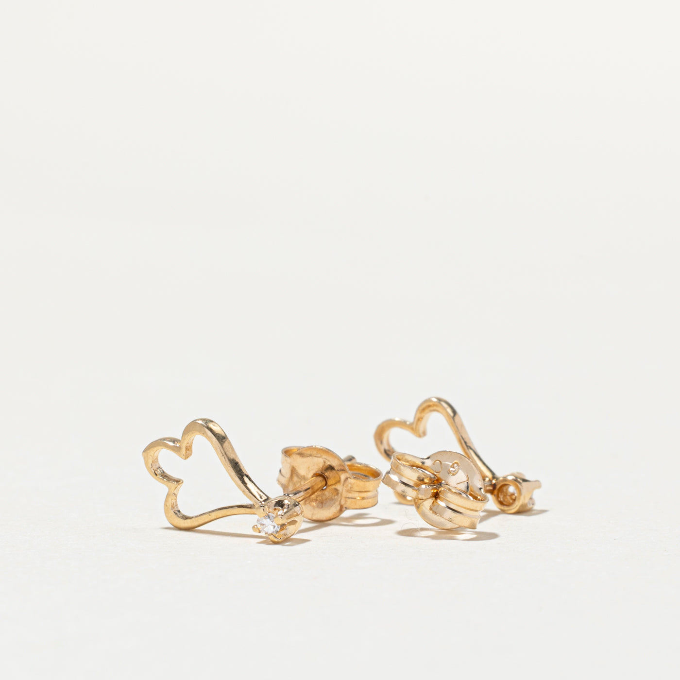 14K Diamond Stud Earrings | 0.02ct