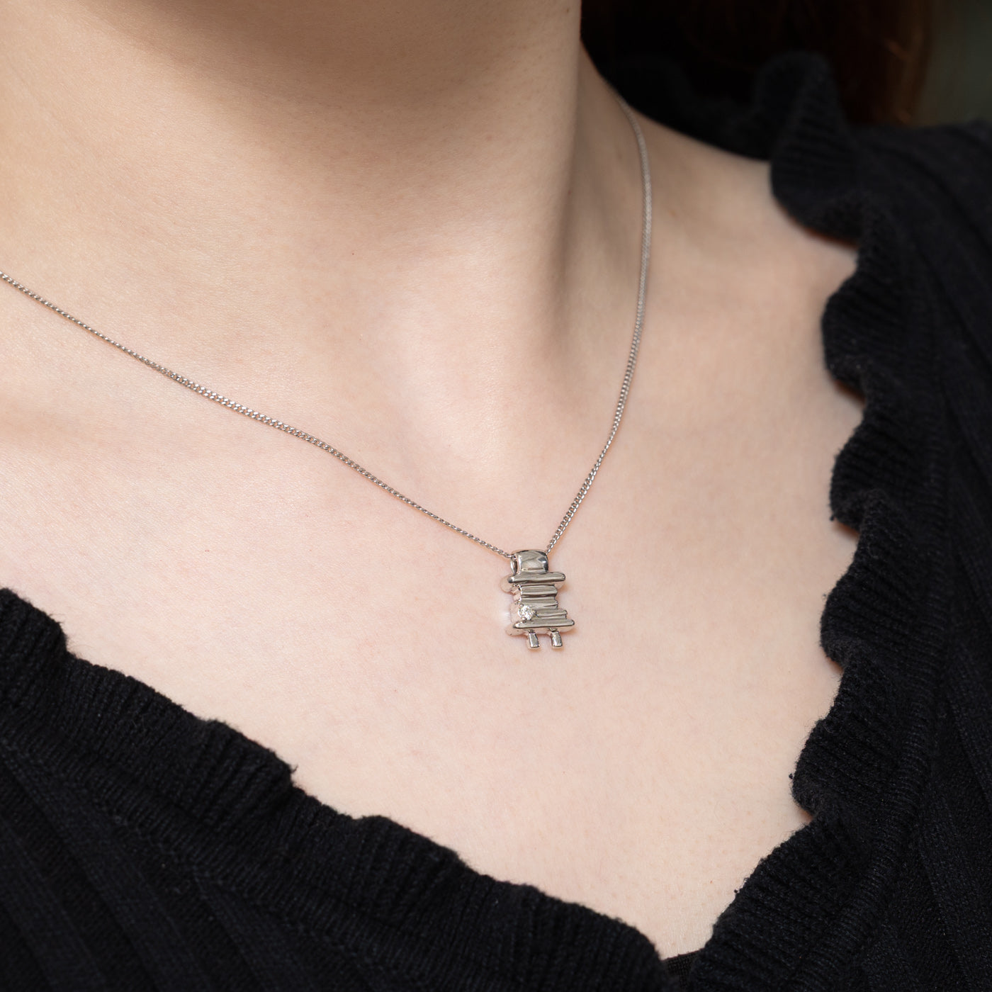 Diamond Inukshuk Pendant | 0.05ct