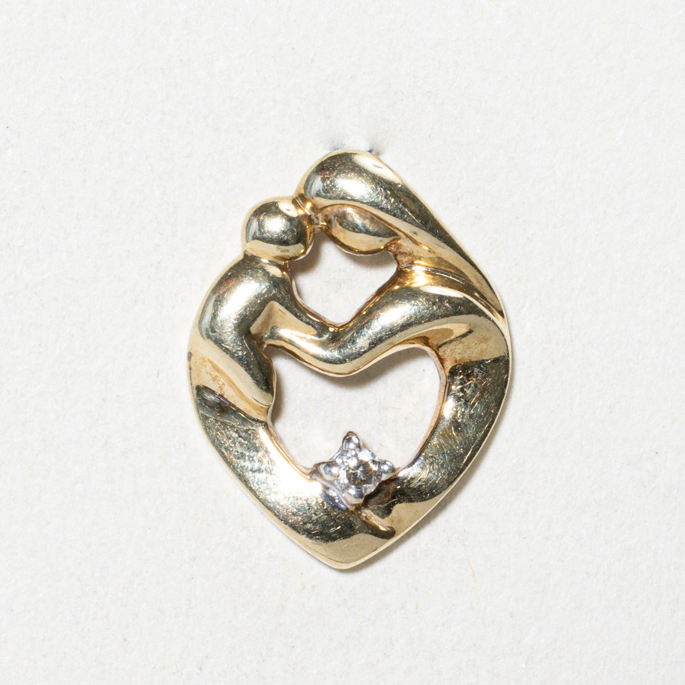 Diamond Mother & Child Pendant | 0.03ct