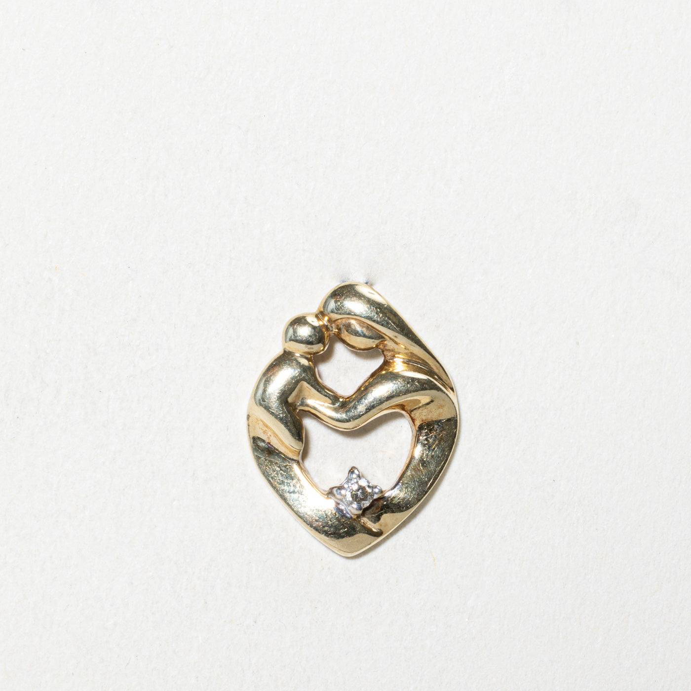 Diamond Mother & Child Pendant | 0.03ct