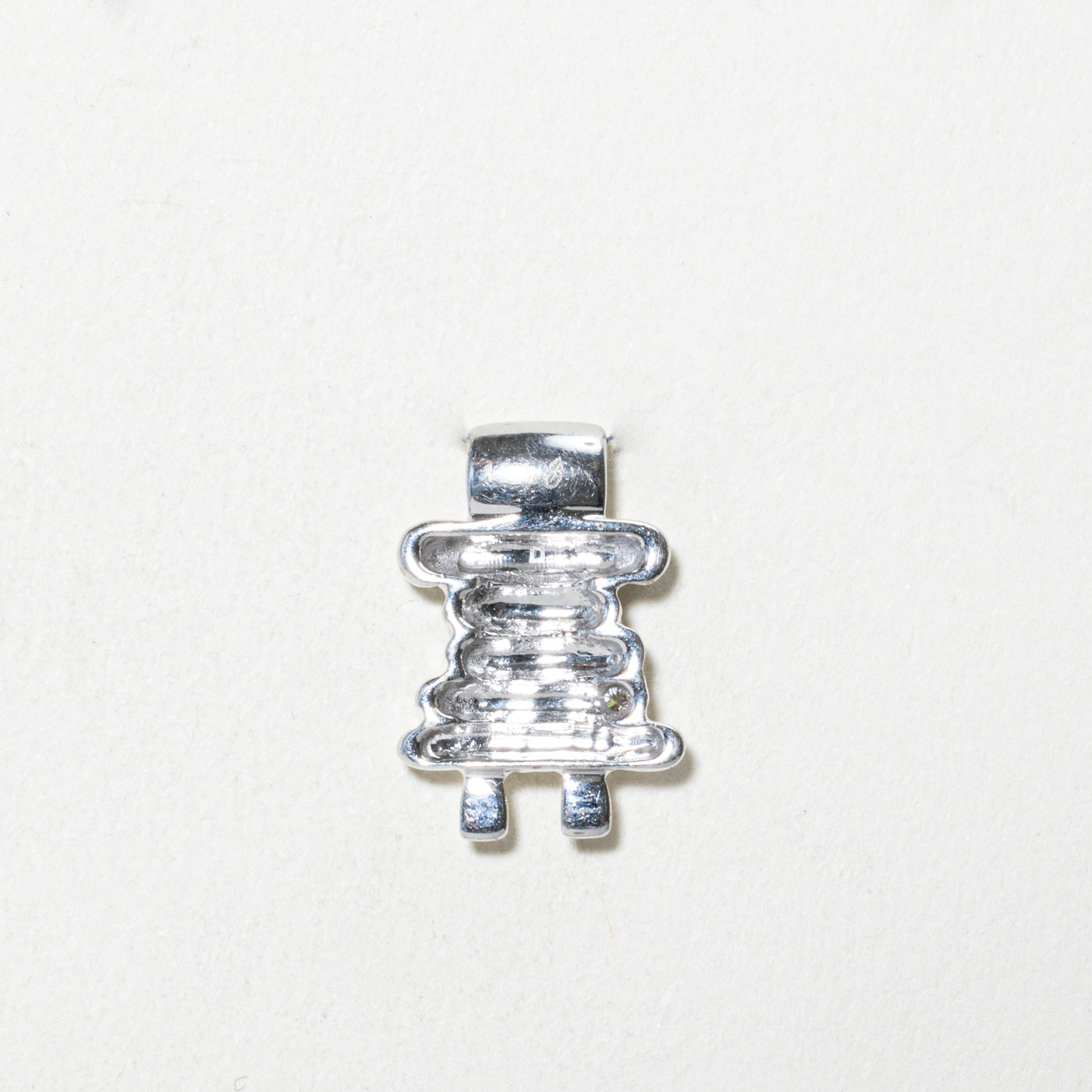 Diamond Inukshuk Pendant | 0.05ct