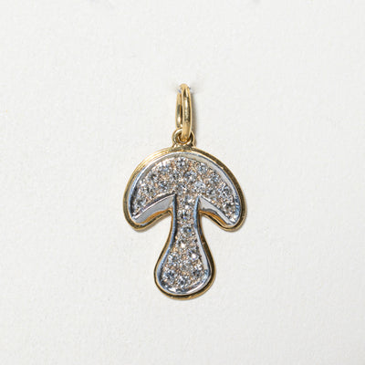 Diamond Mushroom Pendant | 0.35ctw