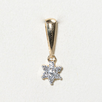 Diamond Cluster Star Pendant | 0.13ctw