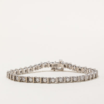 Illusion Set Diamond Bracelet | 2.00ctw | 7