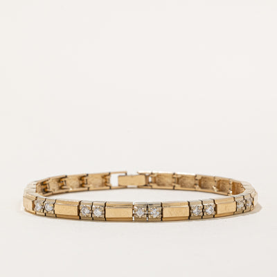 Illusion Set Diamond Bracelet | 0.36ctw | SZ 7.5