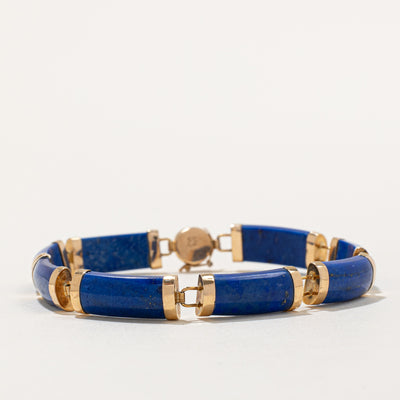 Dyed Lapis Bracelet | 40.00ctw | 7