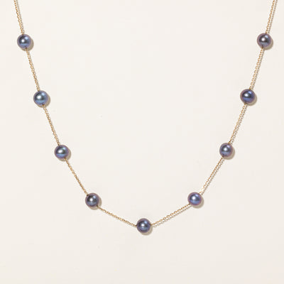 Black Pearl Necklace | 15
