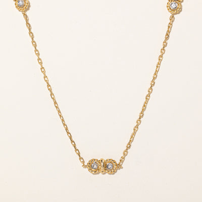 Diamond Link Necklace | 0.33ctw | 18