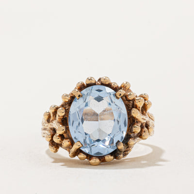 Synthetic Spinel Cocktail Ring | 4.50ct | SZ 7 |