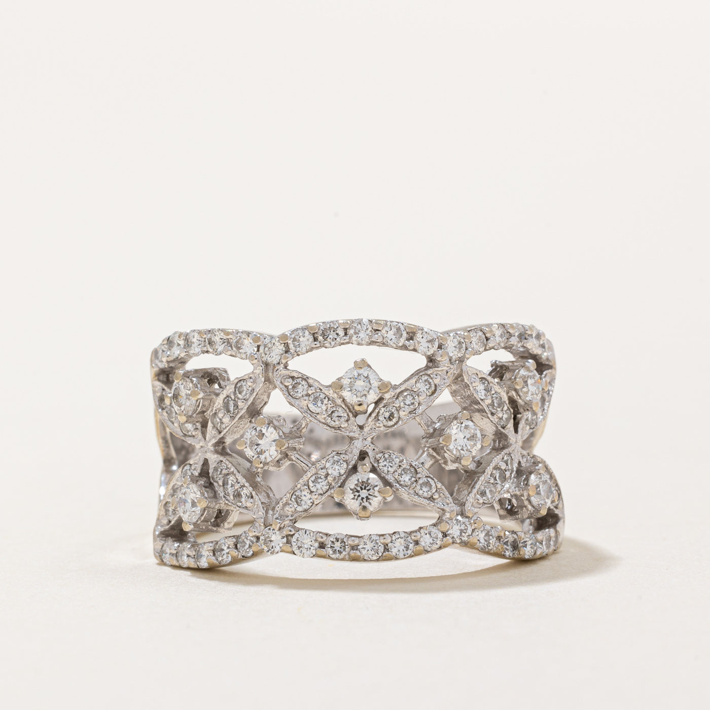 Diamond Lattice Ring | 0.77ctw | SZ 6 |