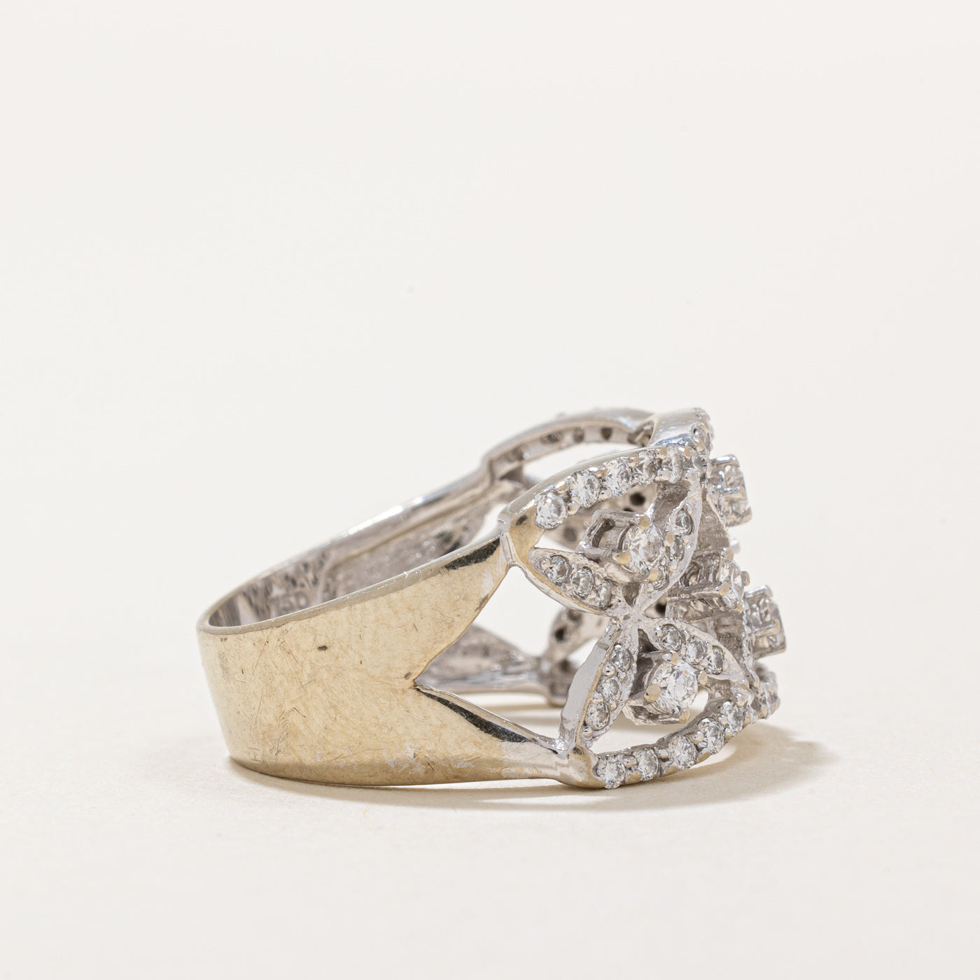 Diamond Lattice Ring | 0.77ctw | SZ 6 |