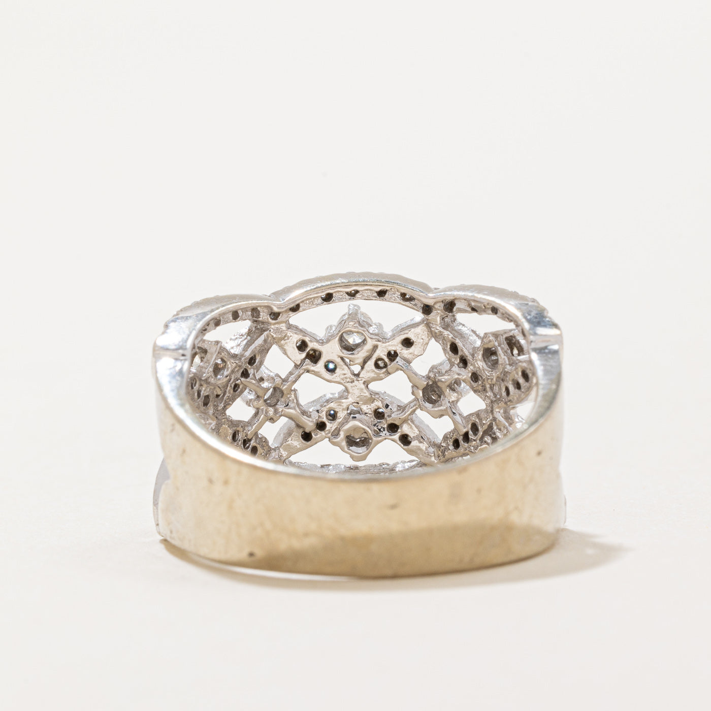 Diamond Lattice Ring | 0.77ctw | SZ 6 |