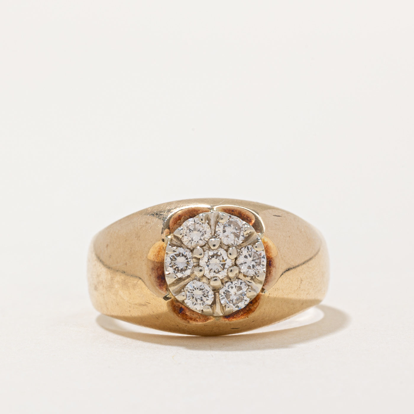 Illusion Set Diamond Cluster Ring | 0.50ctw | SZ 9.5 |