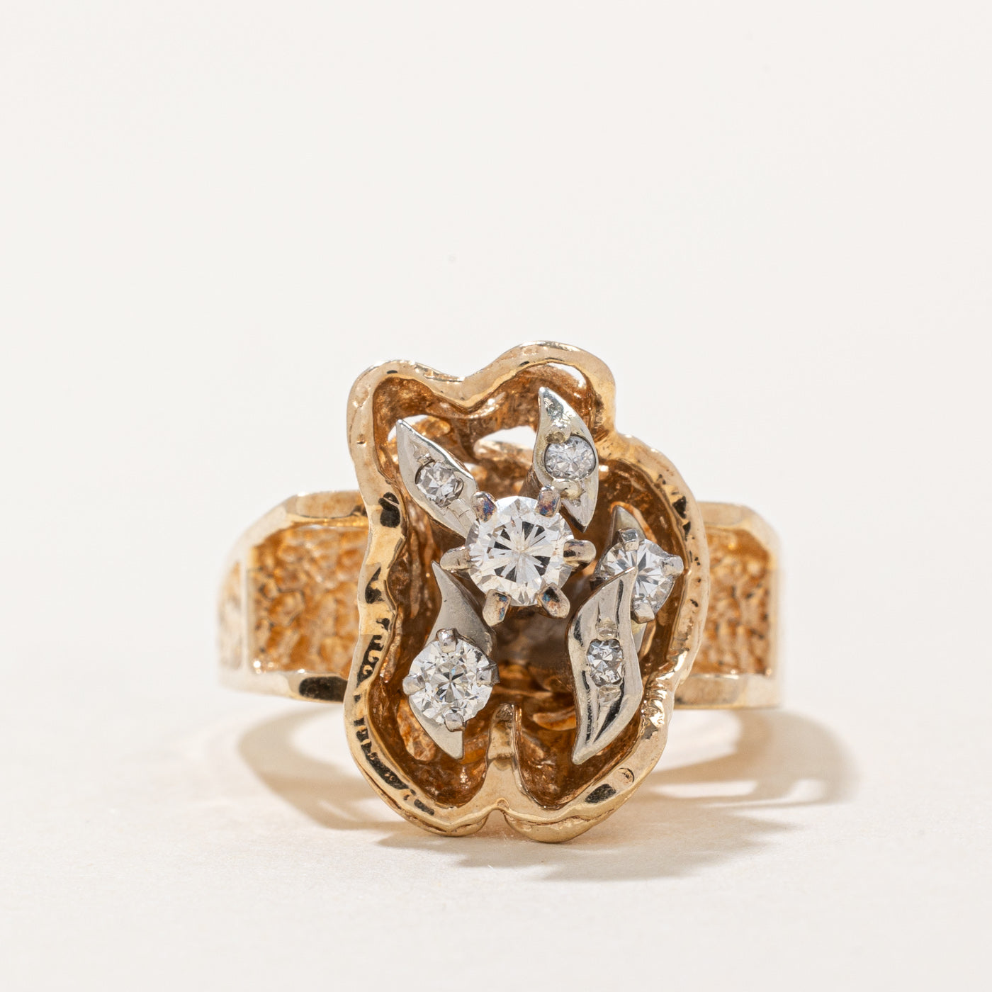 Diamond Cocktail Ring | 0.27ctw | SZ 6.25 |