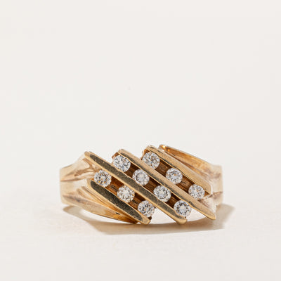 Tension Set Diamond Cocktail Ring | 0.40ctw | SZ 8.75 |