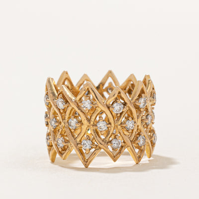 Diamond Geometric Band | 1.00ctw | SZ 6.25 |