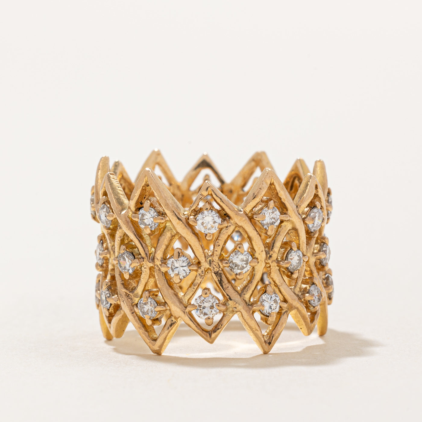 Diamond Geometric Band | 1.00ctw | SZ 6.25 |