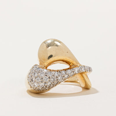 Diamond Cocktail Ring | 0.32ctw | SZ 5.25 |