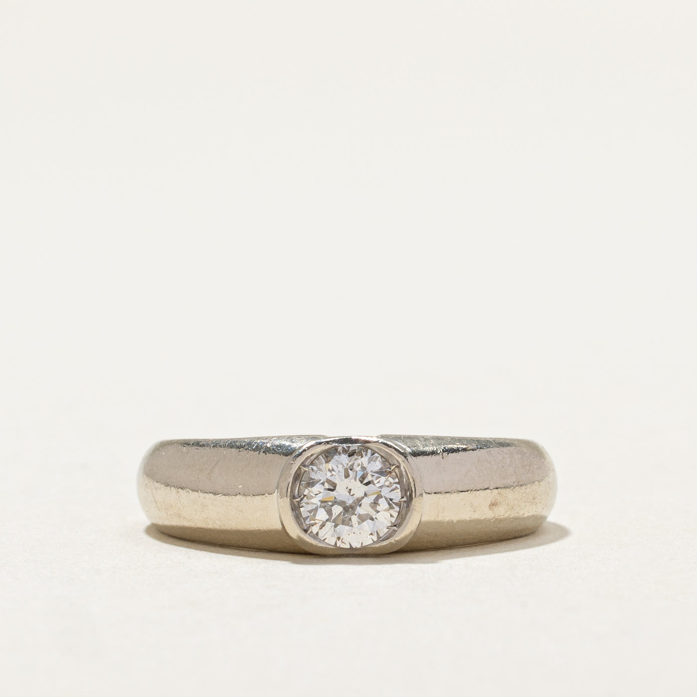 Bezel Set Diamond Ring | 0.44ct | SZ 4 |