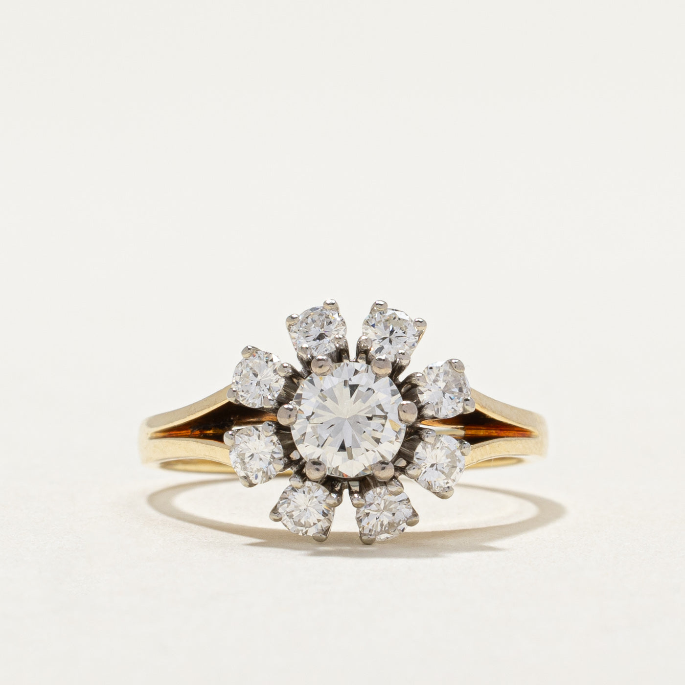 Diamond Petal Ring | 0.48ct, 0.40ctw | SZ 6.5 |
