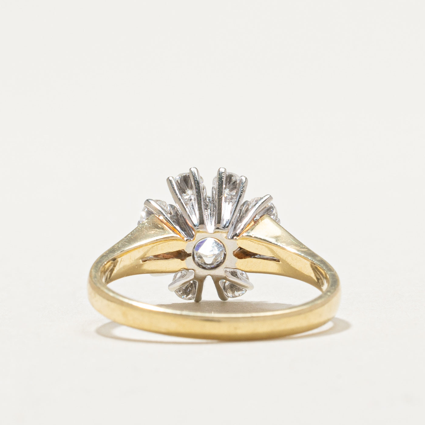 Diamond Petal Ring | 0.48ct, 0.40ctw | SZ 6.5 |