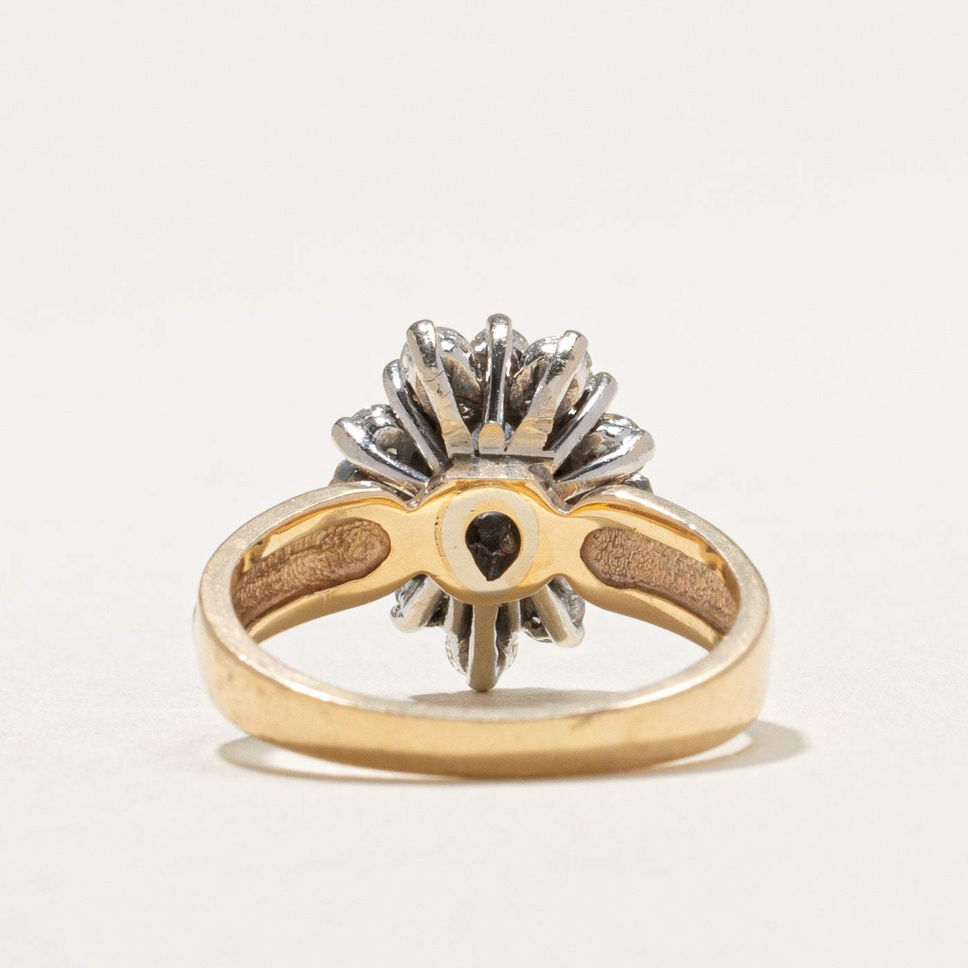 Pear Cut Diamond Cluster Ring | 0.30ct, 0.78ctw | SZ 6 |