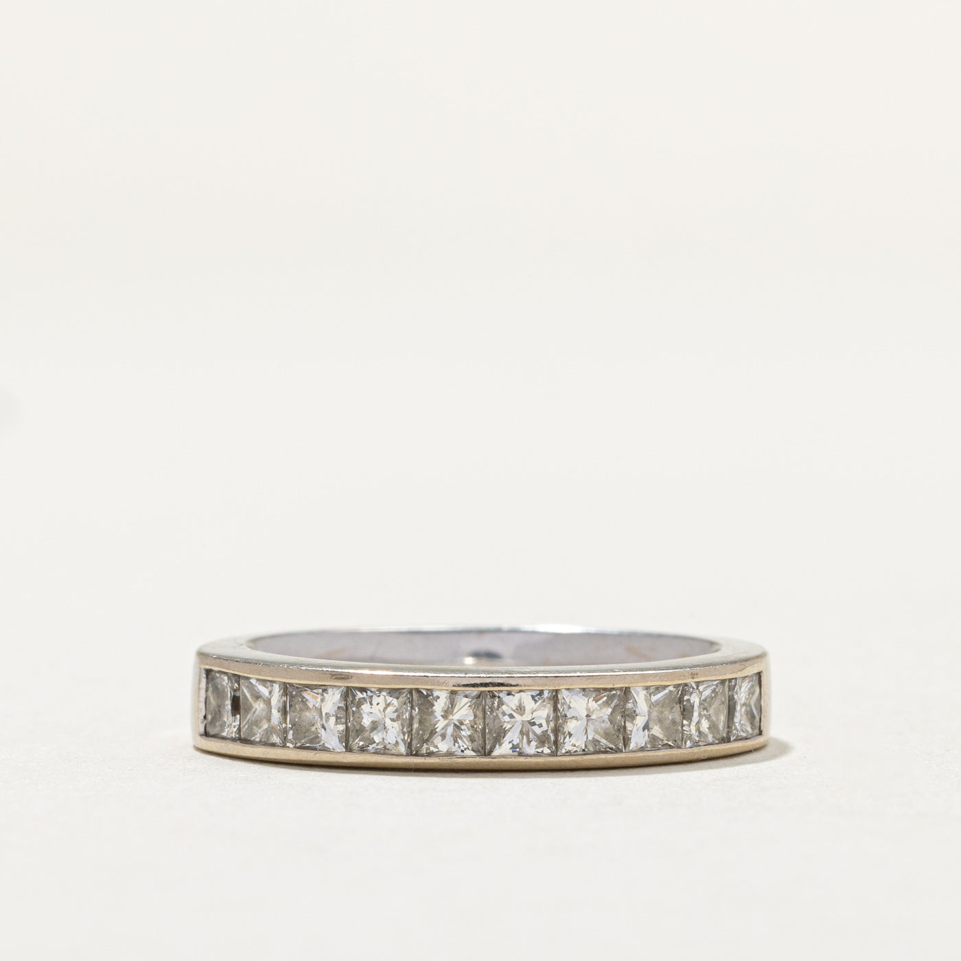 Princess Cut Semi Eternity Diamond Ring | 1.10ctw | SZ 6.25 |