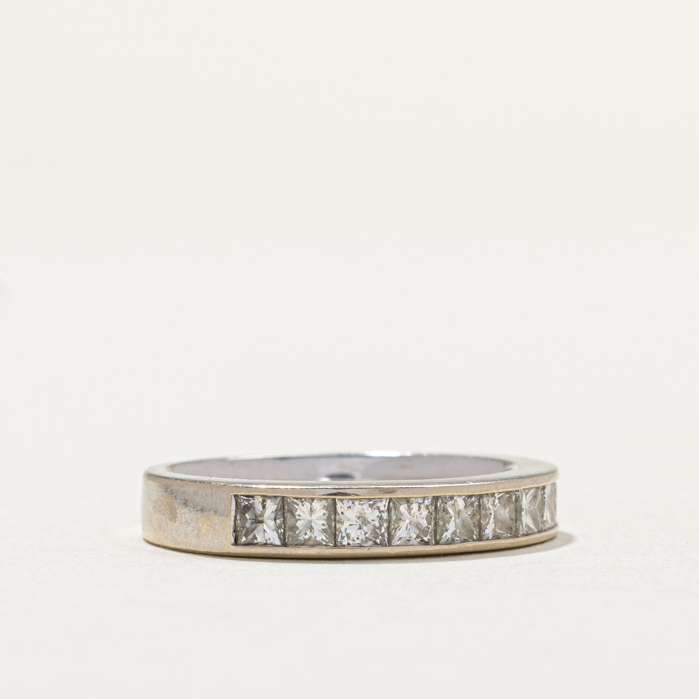 Princess Cut Semi Eternity Diamond Ring | 1.10ctw | SZ 6.25 |