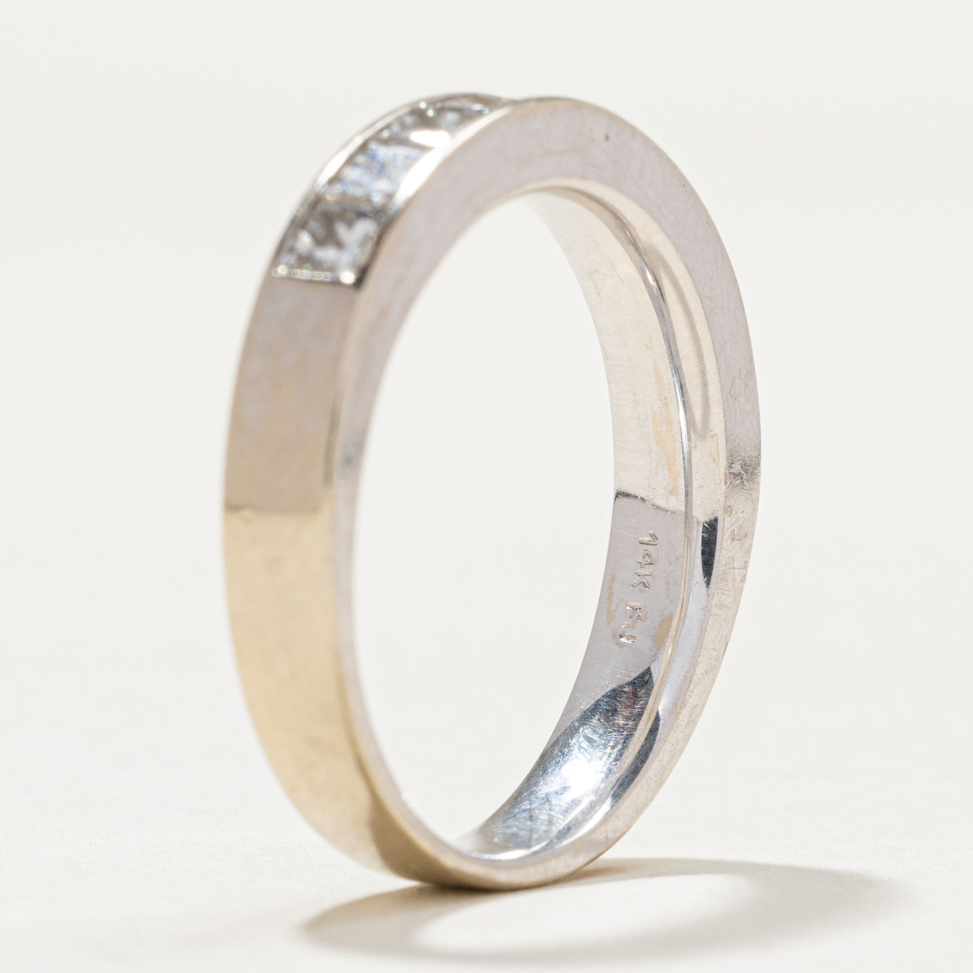 Princess Cut Semi Eternity Diamond Ring | 1.10ctw | SZ 6.25 |