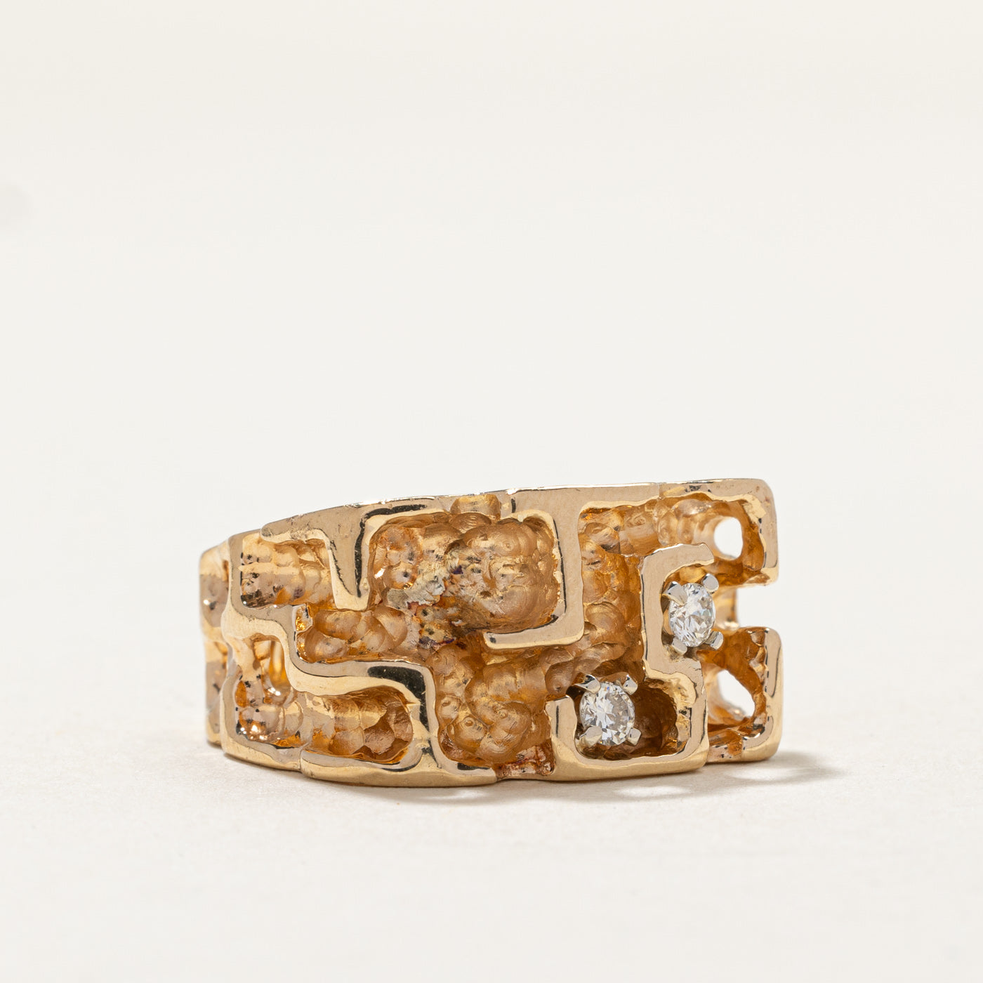 Diamond Abstract Ring | 0.12ctw | SZ 6.5 |