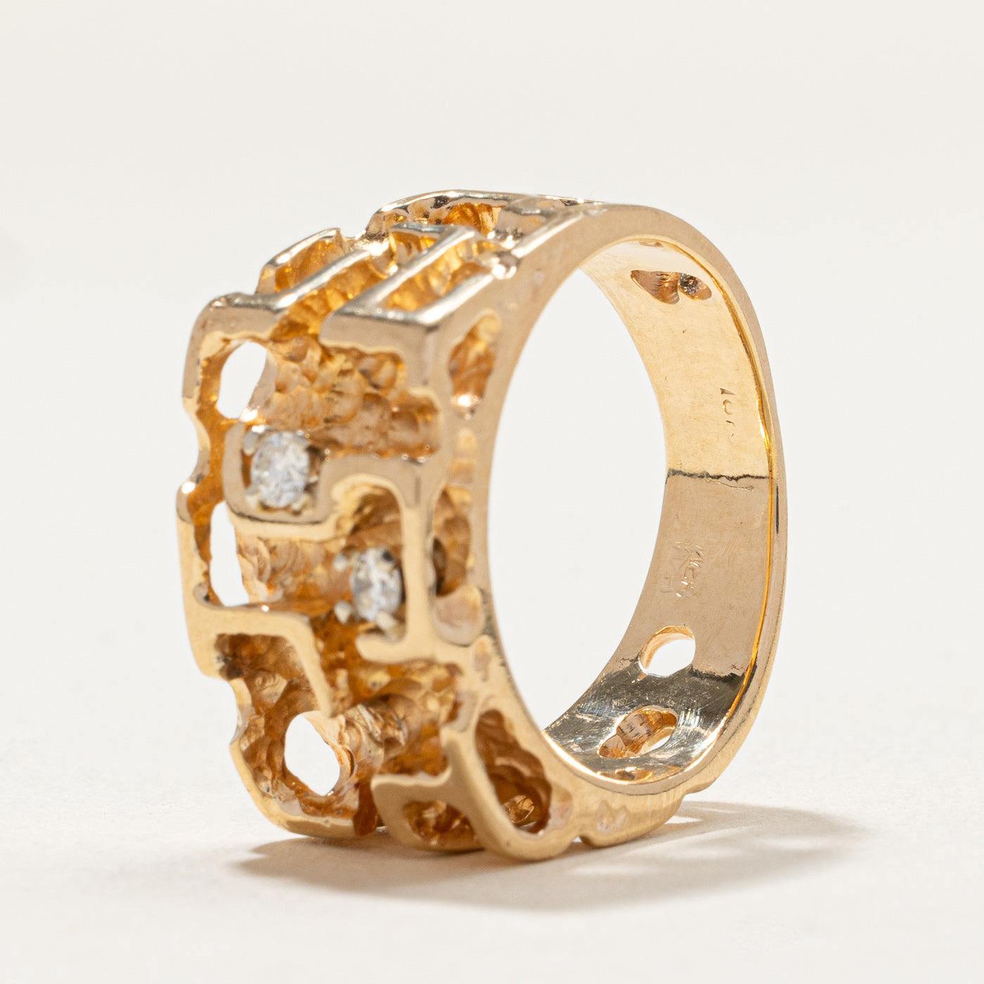 Diamond Abstract Ring | 0.12ctw | SZ 6.5 |