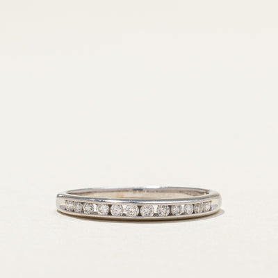 Channel Set Semi Eternity Diamond Ring | 0.18ctw | SZ 5.5 |