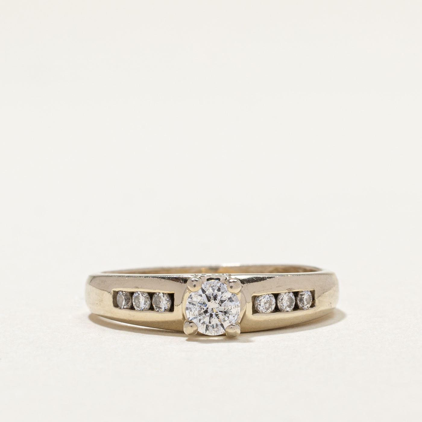 Diamond Engagement Ring | 0.25ct, 0.12ctw | SZ 7.25 |