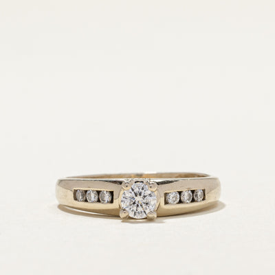 Diamond Engagement Ring | 0.25ct, 0.12ctw | SZ 7.25 |
