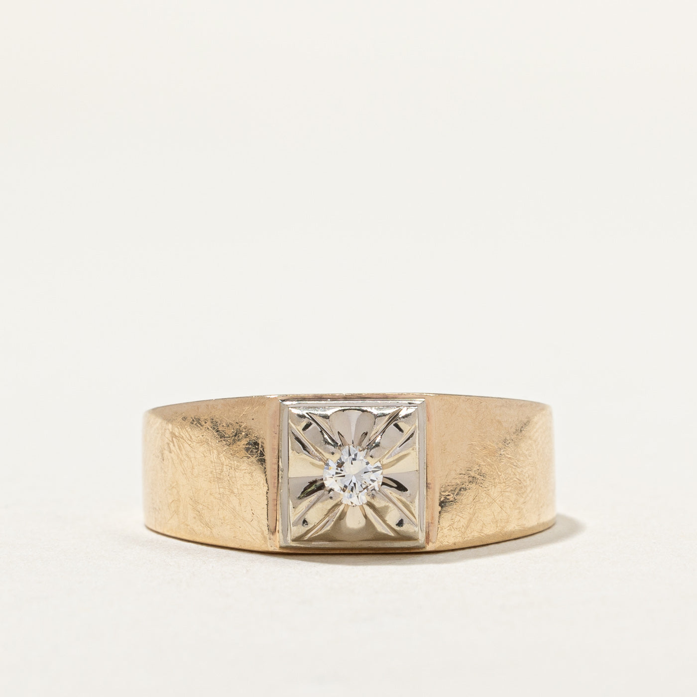 Illusion Set Diamond Ring | 0.12ct | SZ 10 |